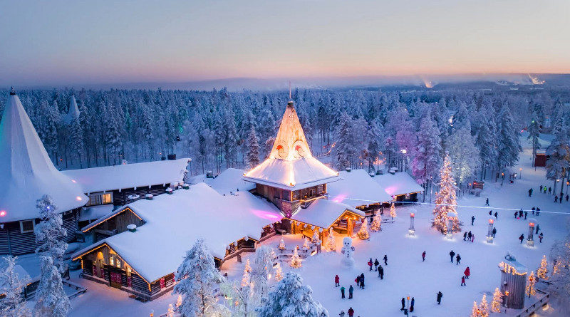 Marché de Noël de Rovaniemi, en Finlande