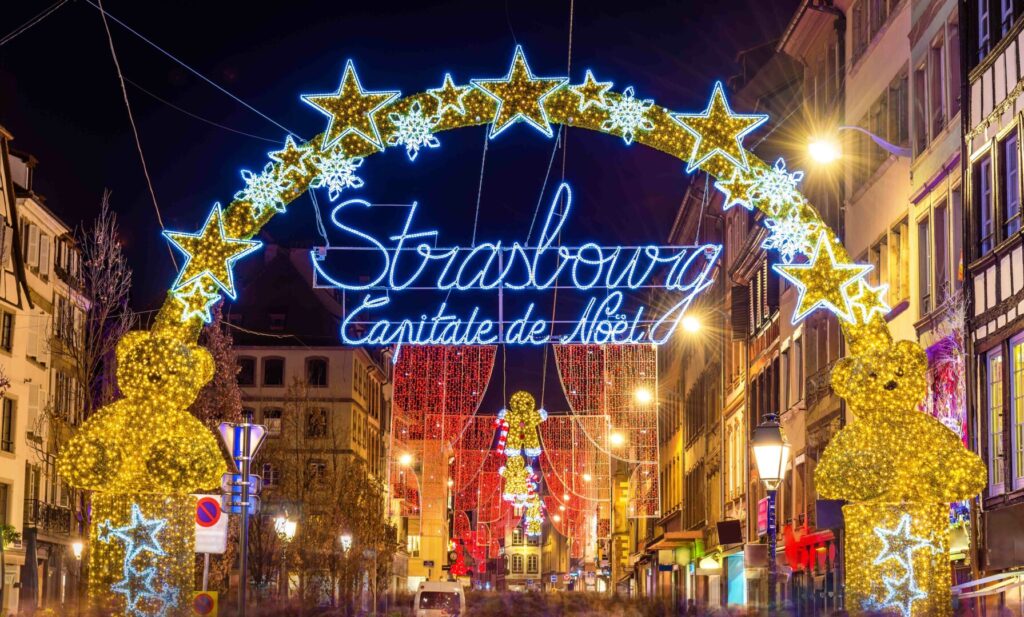 Marché de Noël de Strasbourg, en France